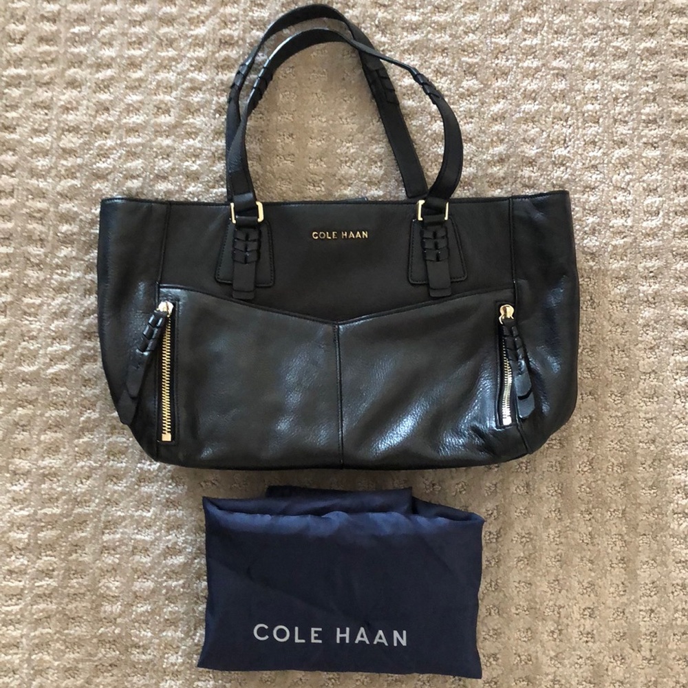 Leather Cole Haan Tote Handbag